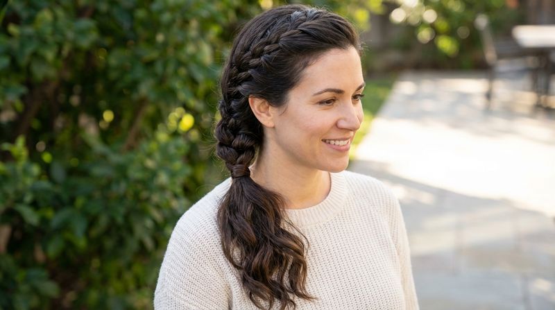 Braided Low Ponytail