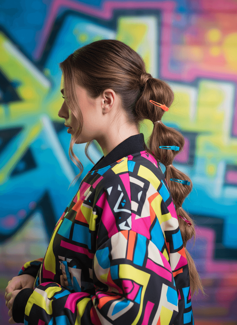 Bubble Ponytail (2–3 Sections Only)