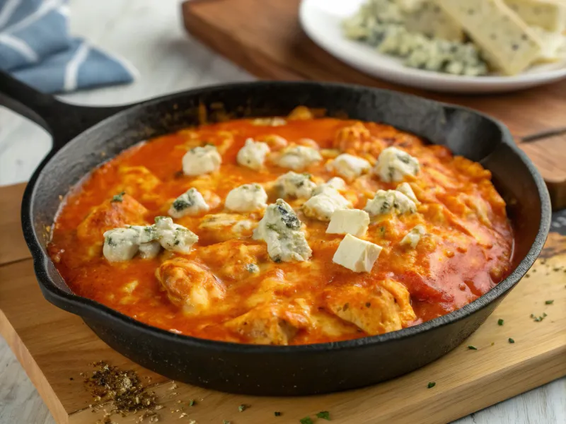 Buffalo Chicken Casserole