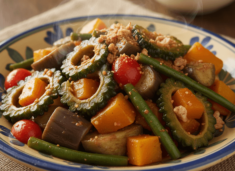 Pinakbet (Vegetable Stew with Shrimp Paste)