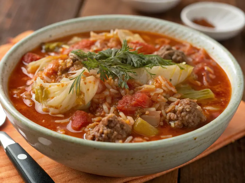 Cabbage Roll Soup