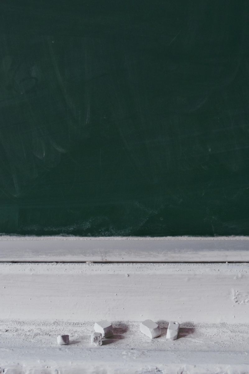 Chalkboards and Chalk Dust Everywhere