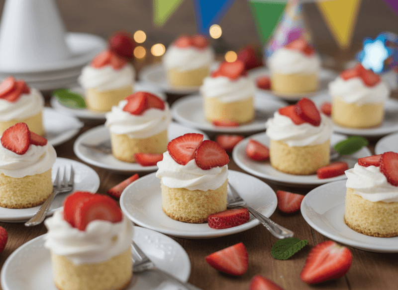 Sideline Strawberry Shortcake Bites