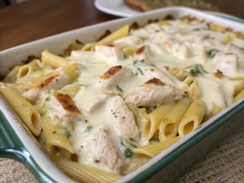Chicken Alfredo Casserole