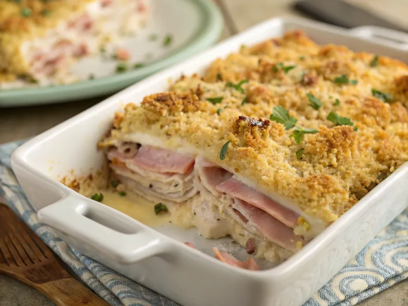 Chicken Cordon Bleu Casserole
