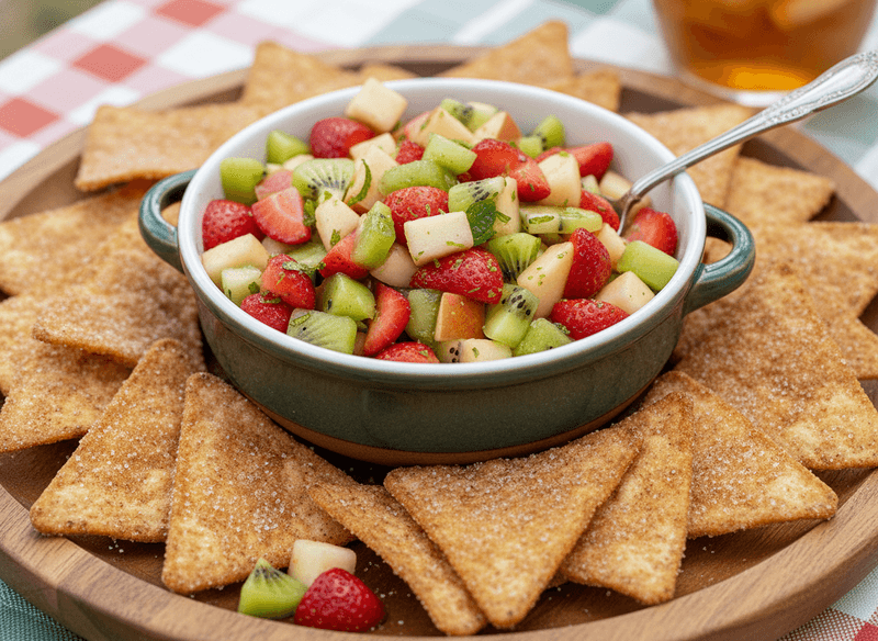 Annie's Fruit Salsa with Cinnamon Chips