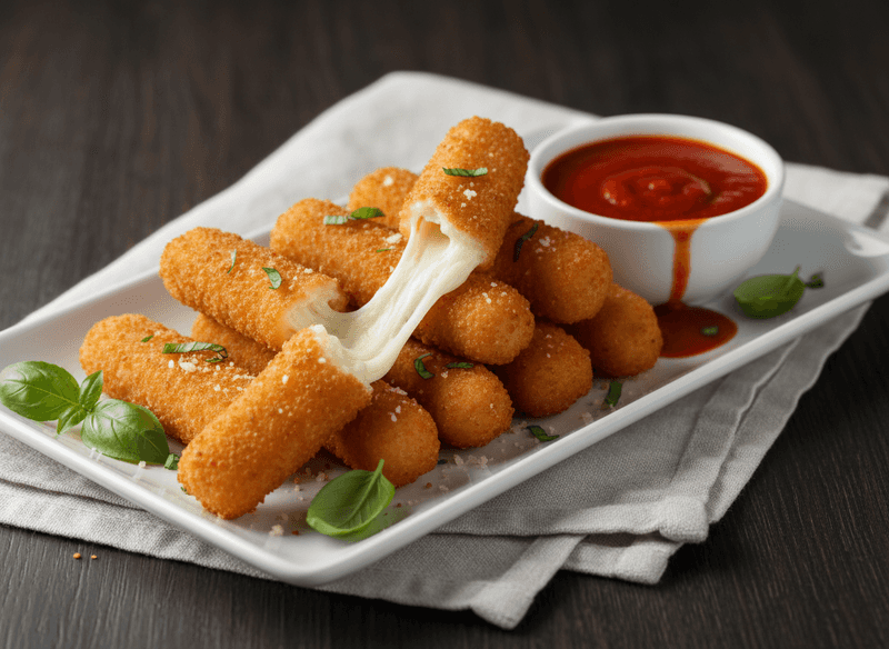 Air Fryer Mozzarella Sticks