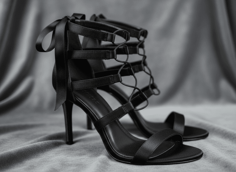 Corset Lace-Up Heels