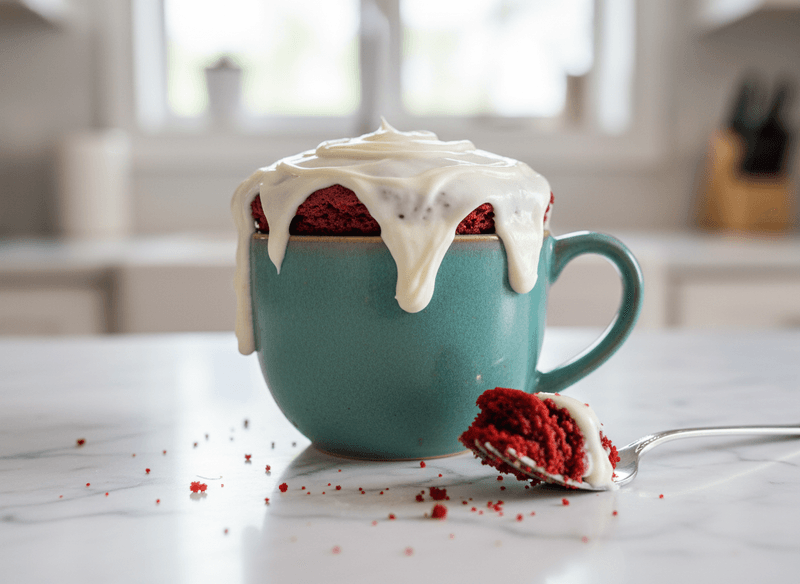 Red Velvet Mug Cake