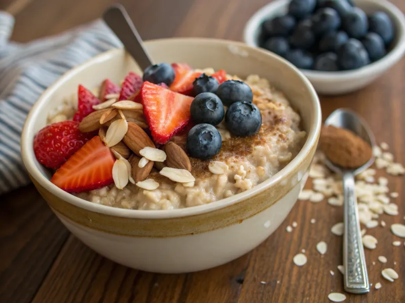 Classic Oatmeal with Berries & Nuts