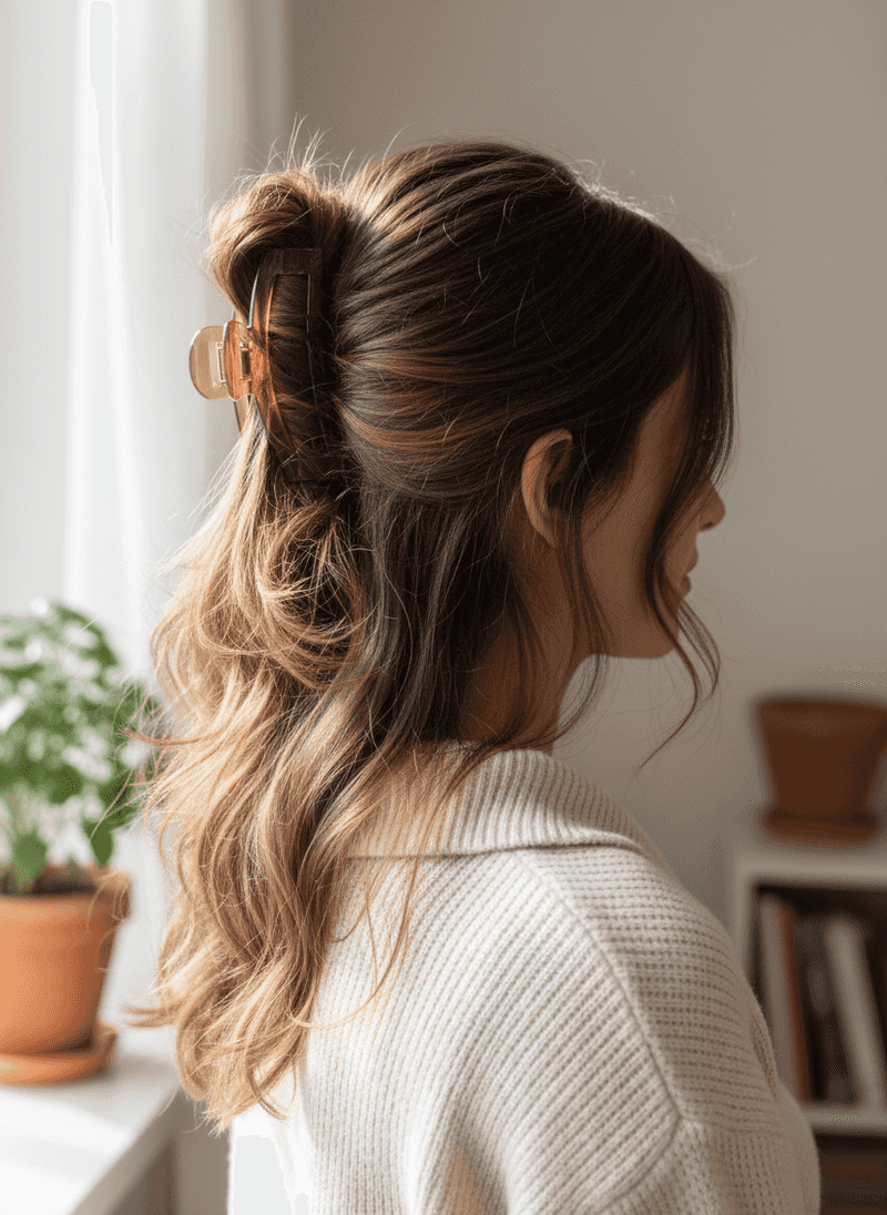 Claw-Clip French Twist (Modern, Relaxed Version)