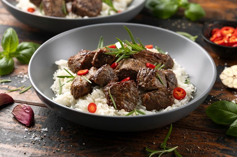 Creamy Garlic Butter Steak Bites