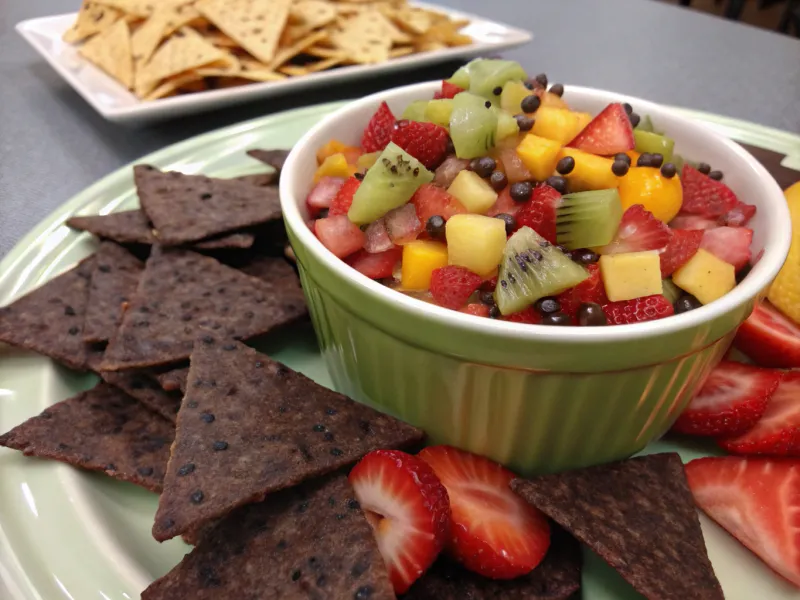 Dessert Chips and Salsa