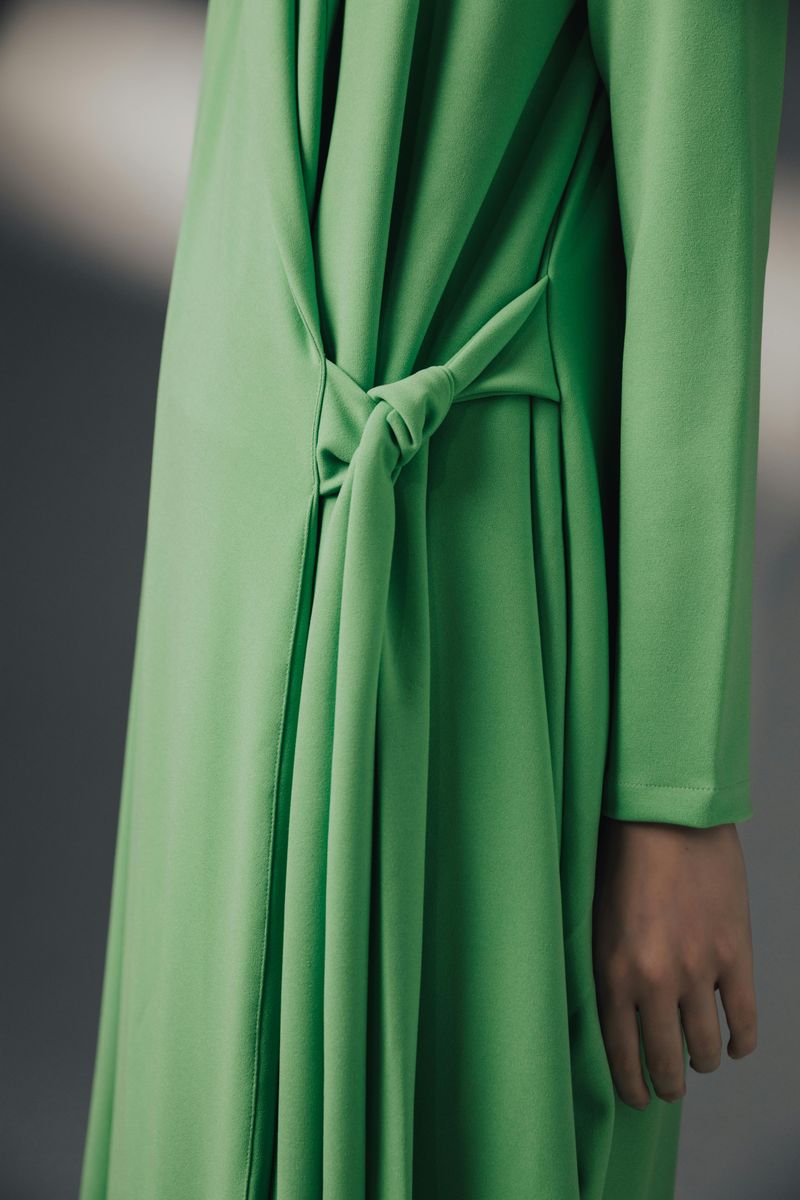 Draped Tailoring and Robe-Like Silhouettes