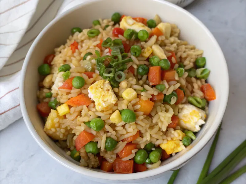 Egg and Vegetable Fried Rice