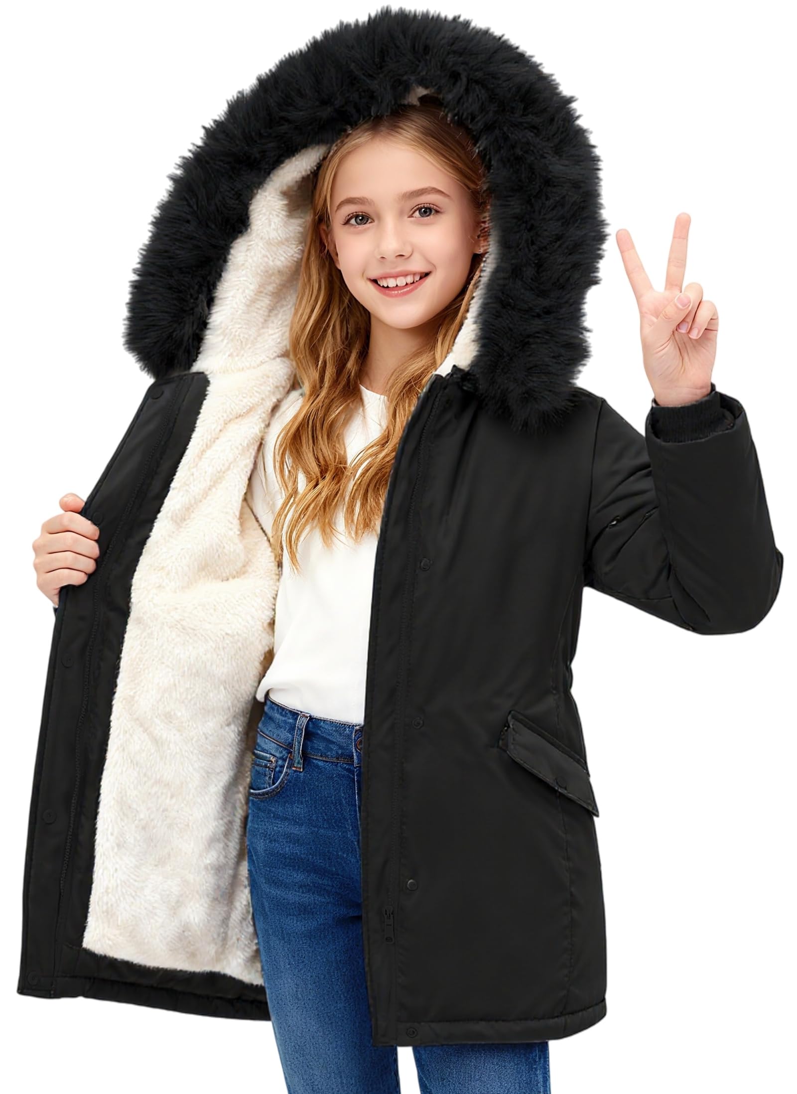 Lovekider Girls Warm Puffer Parka
