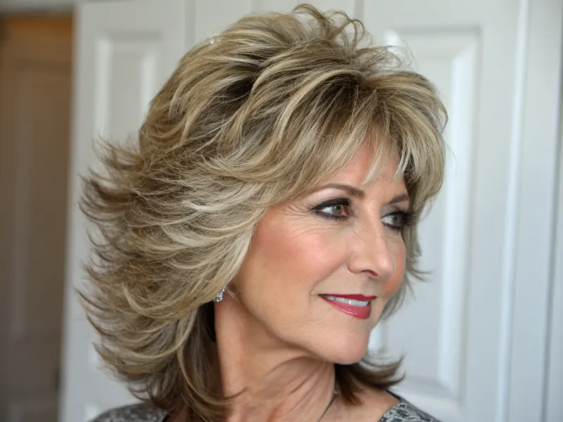 Feathered Layers Around the Crown