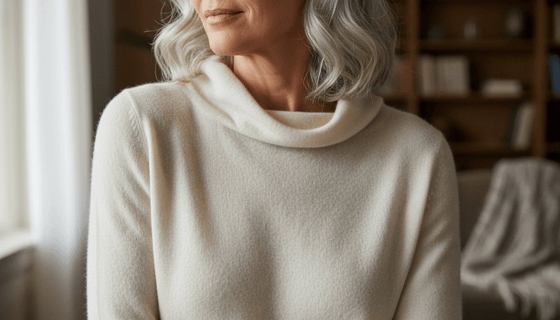 Fine-Gauge Knit Sweater