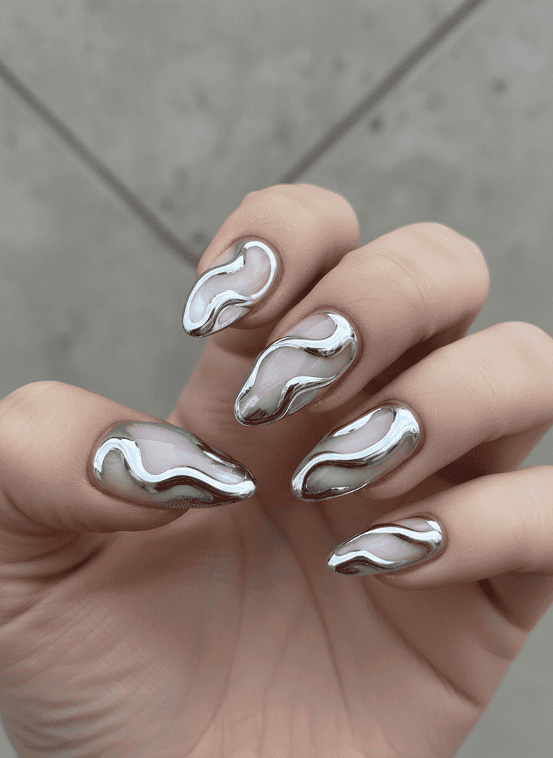 Molten French Swirls