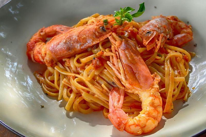 Garlic Shrimp Pasta