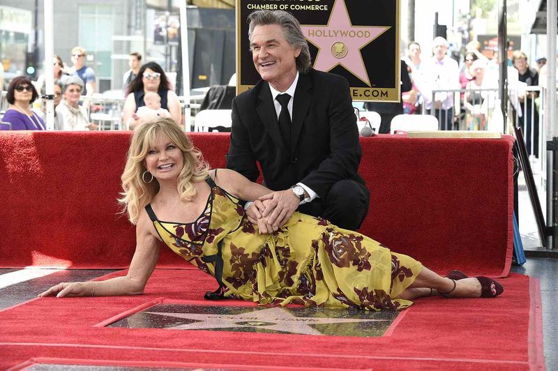 Goldie Hawn and Kurt Russell