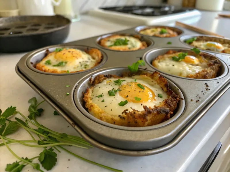 Hash Brown Egg Cups