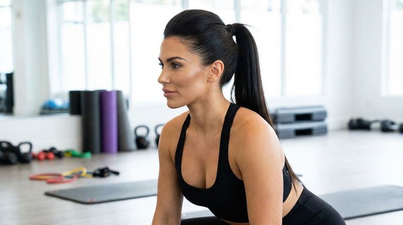 High Ponytail with Volume at the Crown