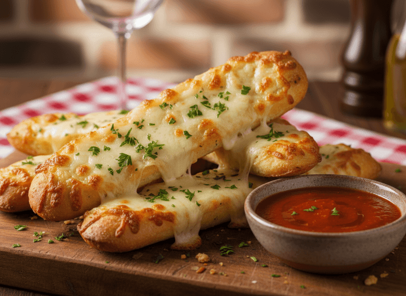 Cheesy Garlic Breadsticks