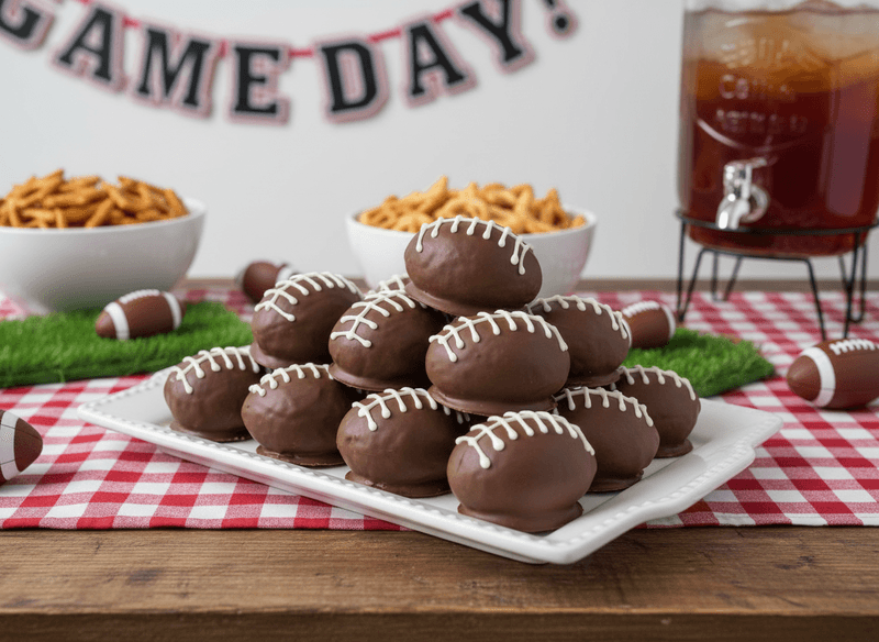 Football Cake Pops