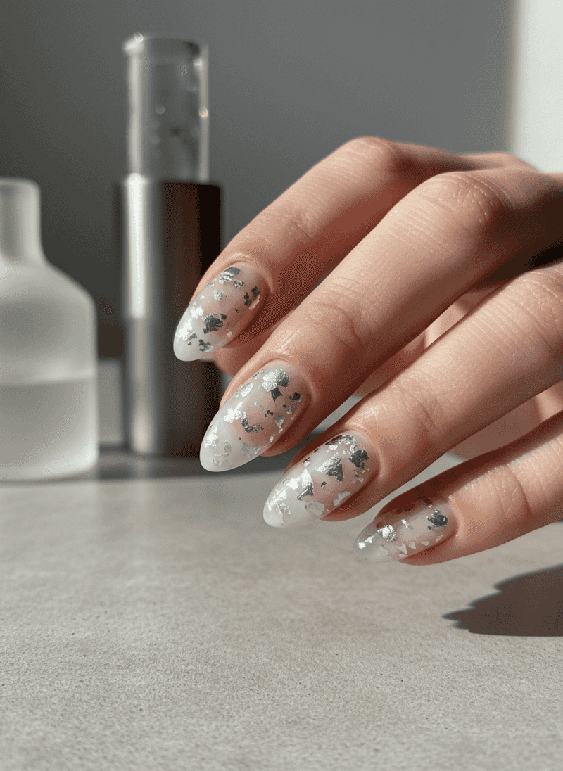 Minimal Silver Foil Accents