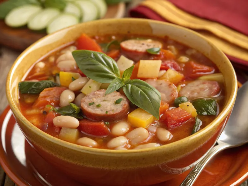 Italian Vegetable & Sausage Soup
