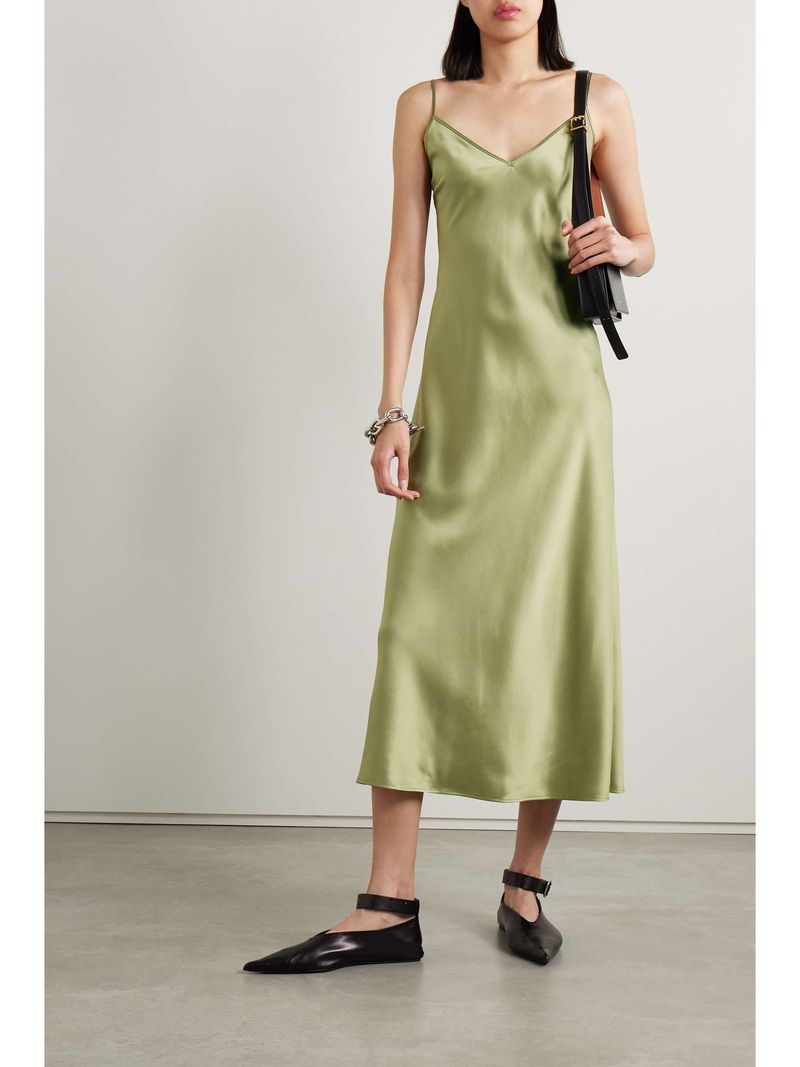 Joseph Silk-Satin Slip Dress
