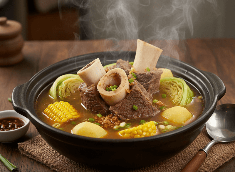 Bulalo (Beef Shank Bone Marrow Soup)
