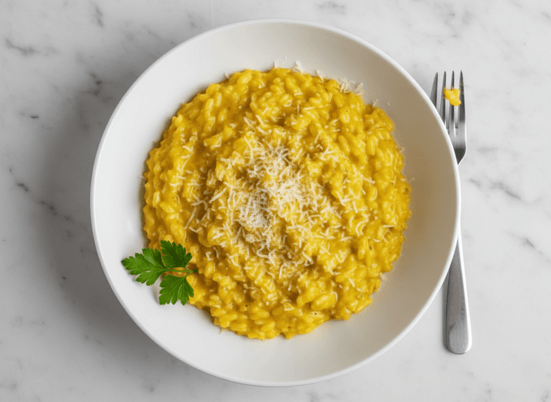 Risotto alla Milanese – saffron-gold, patient, and deeply comforting