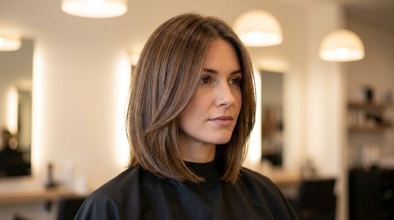 Layered Cut with Subtle Face Angle