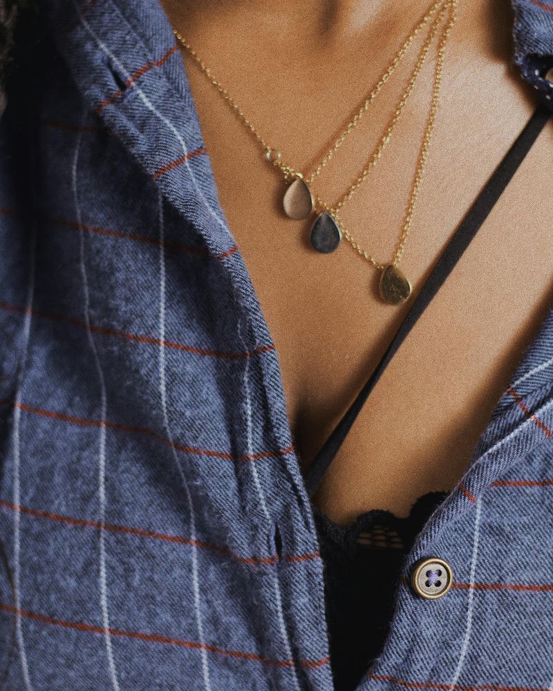 Layered Necklaces with Pendants