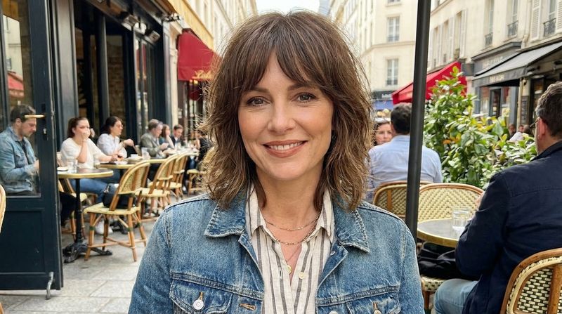 Layered Shag with Curtain Bangs