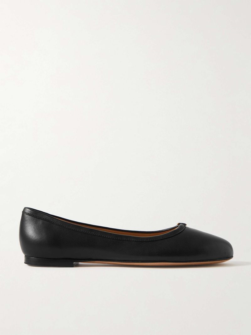 Leather Flats or Low Heels