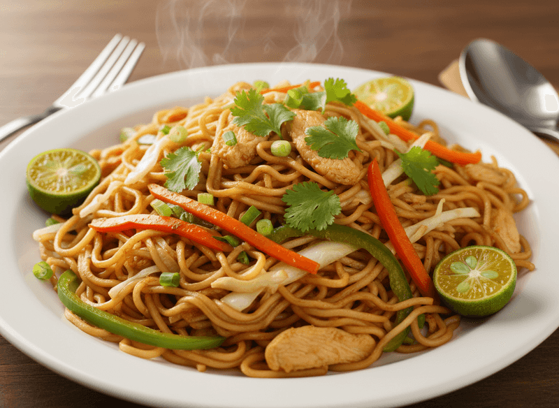 Pancit Canton (Stir-Fried Noodles)