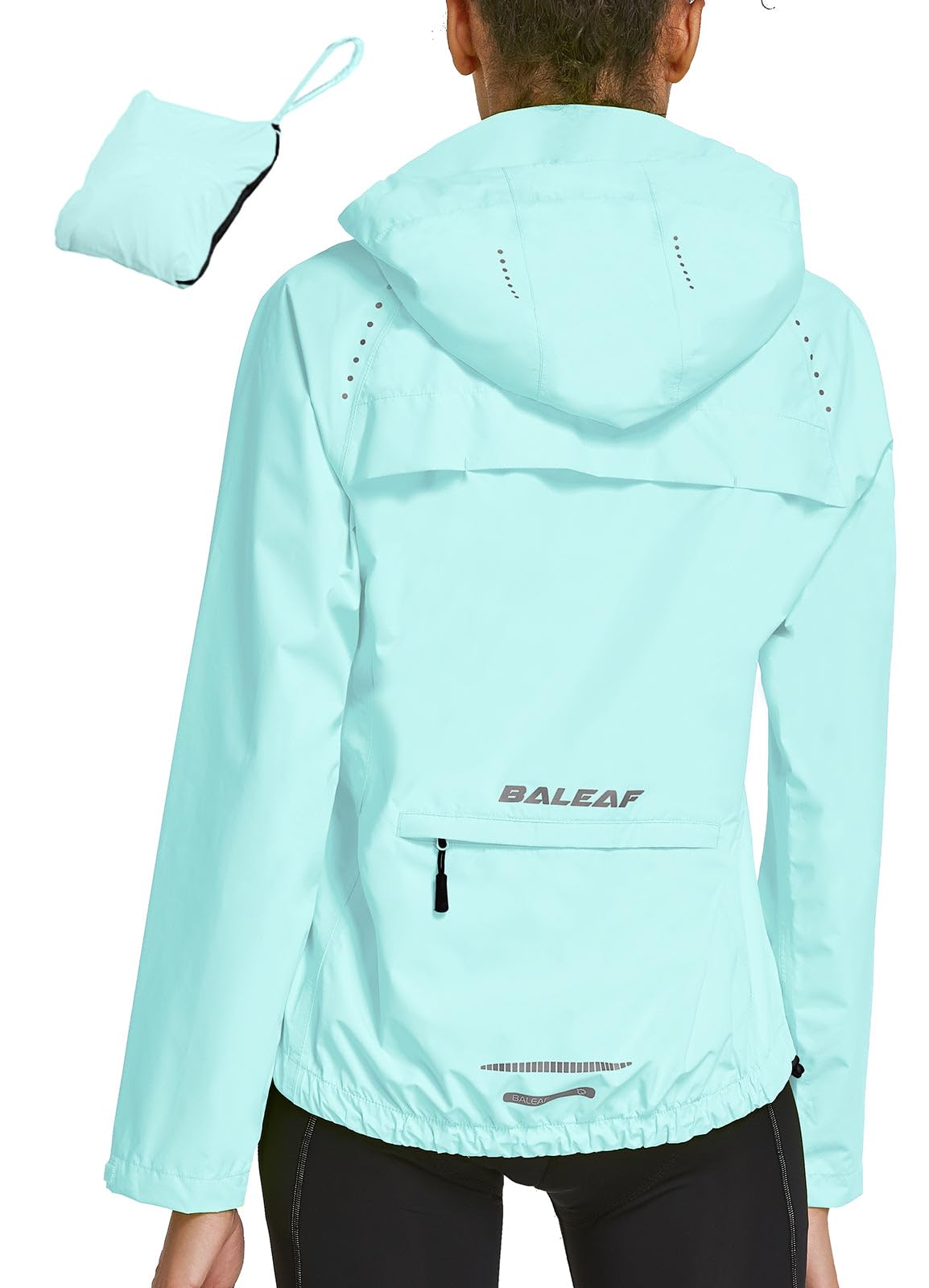 Baleaf Women’s Packable Waterproof Running Jacket