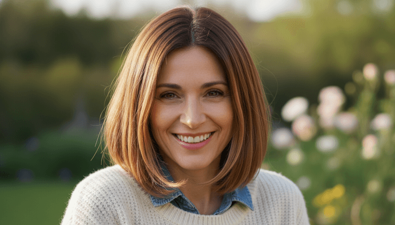 Long Bob with Subtle Balayage