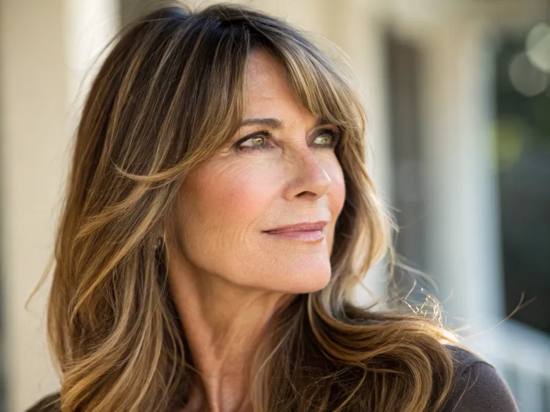 Long Layers with Face-Framing Pieces