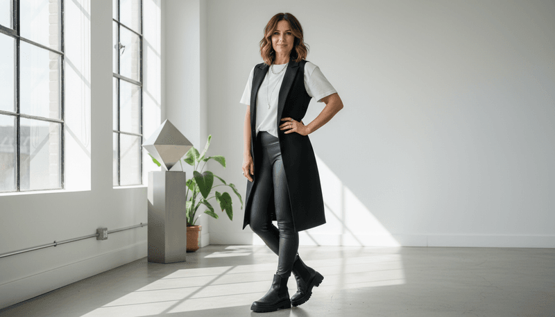 Longline Vest (Tailored or Knit)