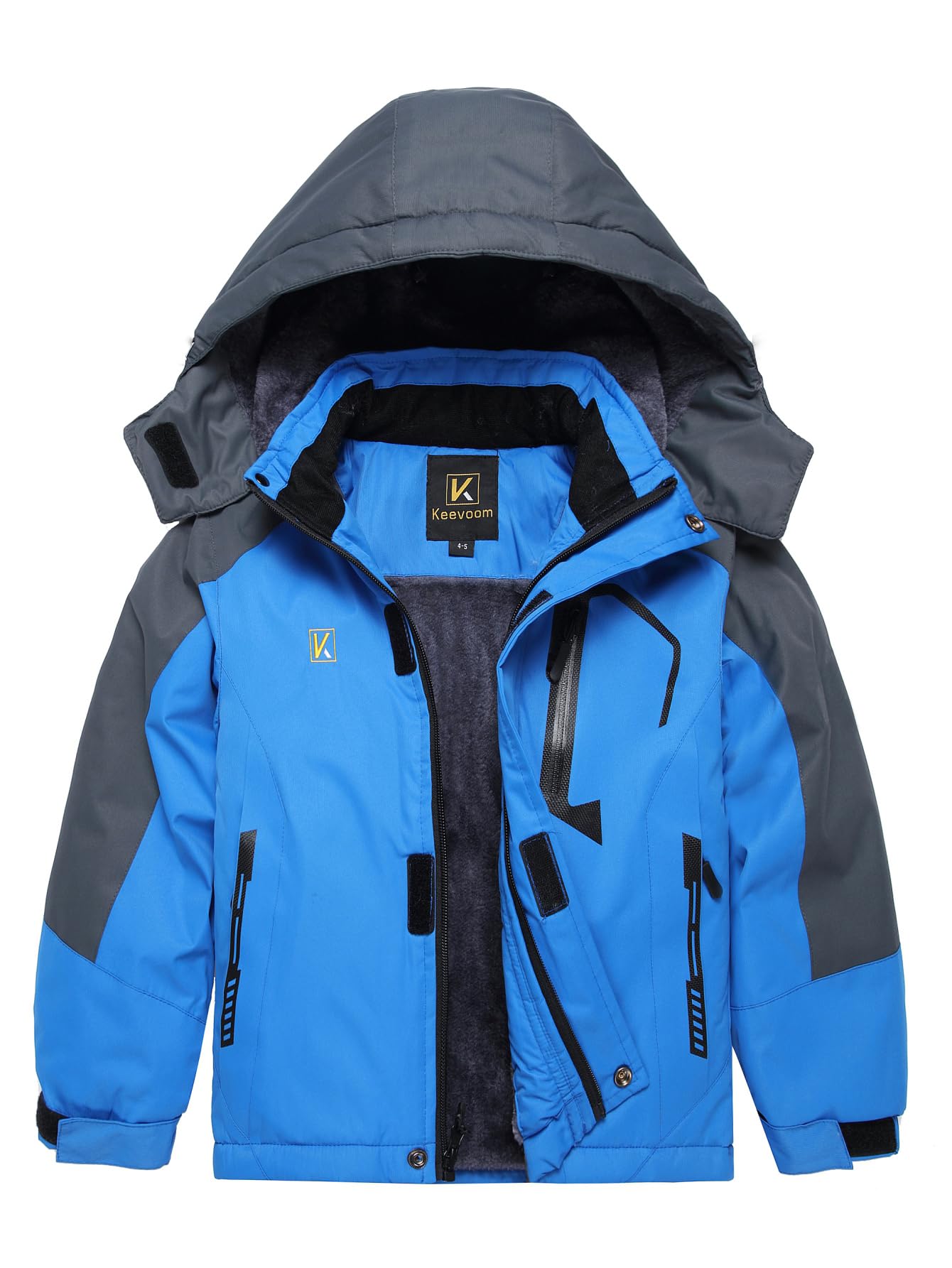 Keevoom Boys Waterproof Snowboard Jacket