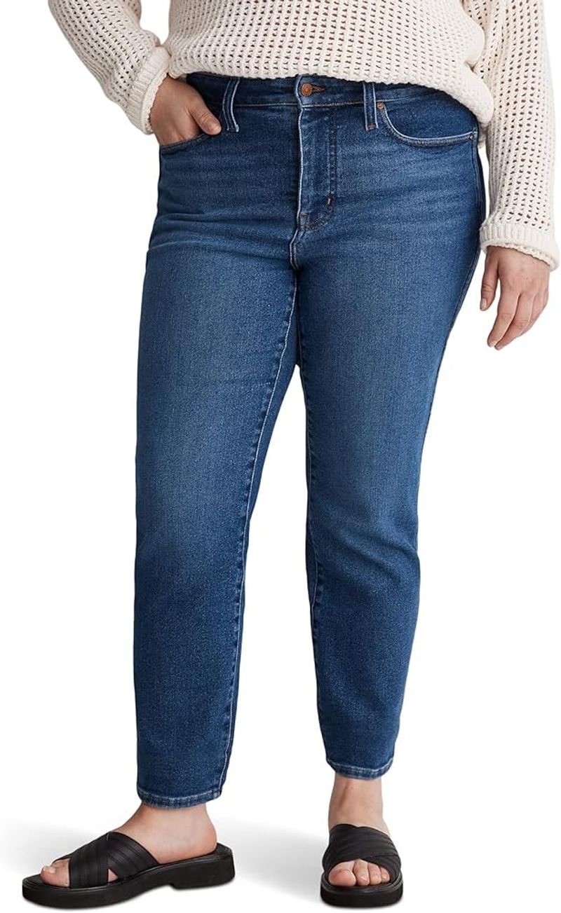 Madewell Plus Curvy Longline Straight Jeans