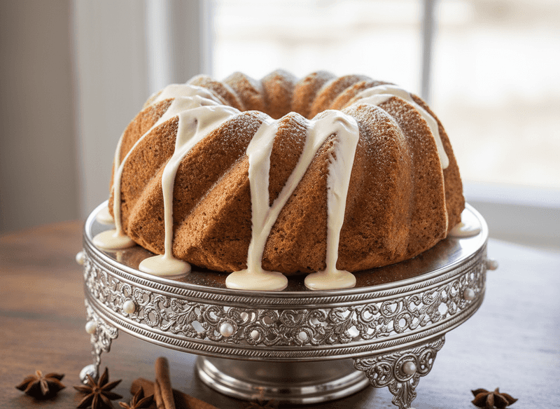 Spiced Cream Cheese Bundt Cake
