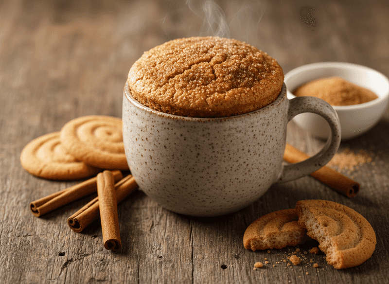 Snickerdoodle Cinnamon Mug Cake