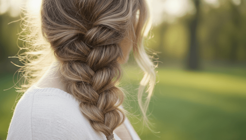 Messy Fishtail Braid