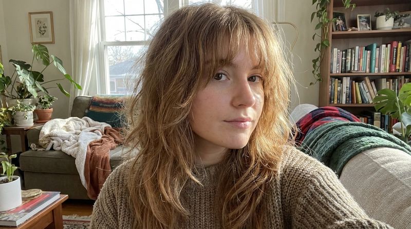 Mid-Length Hair with Wispy Fringe