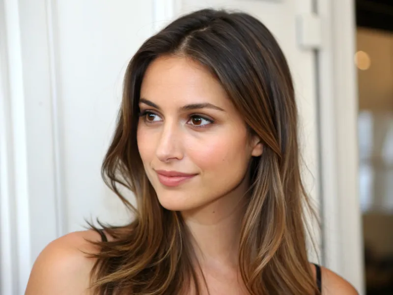 Middle Part Simplicity